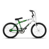 Bicicleta  Ultra Bikes Bike Aro 20 Bicolor Freios V-brakes Cor Verde Kw/branco