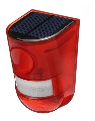 Sensor De Movimiento Solar Sirena Alarma