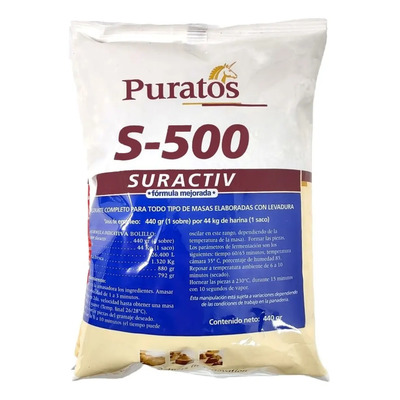 Mejorante Para Pan Blanco Puratos S-500 Suractiv 440 Gr | MercadoLibre