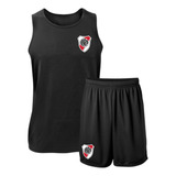 Conjunto Deportivo Musculosa + Short - River Plate