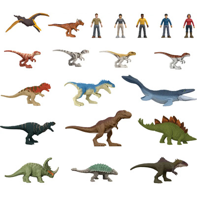 Jurassic World Paquete De 20 Mini Figuras Coleccionables | Envío gratis