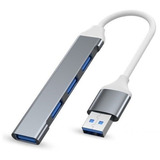 Hub Usb 3.0 Adaptador Ultradelgado Convertidor De 4 Puertos