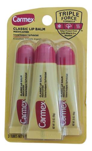 Carmex Balsamo Labial! Pack X 3 Original Usa