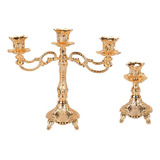 Candelabro Para Mesa Y Comedor, 2 Unidades, Portavelas Para