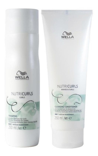 Kit Wella Professionals Nutricurls - Sh 250 Ml+cond 250 Ml