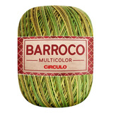Barbante Barroco Multicolor Linha Crochê 6 Fios 200g Círculo Cor Folha