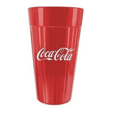 Copo  Coca Cola Vidro Vermelho 450 Ml  Conj / Kit C/3 Unidad