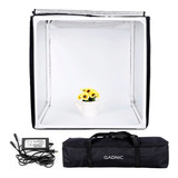 Caja De Luz Fotografia Profesional Lightbox Led + 3 Fondos