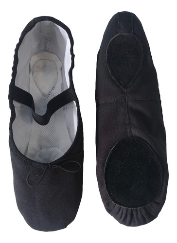 Media Punta Zapatillas Ballet Lona Suave Todas Las Tallas