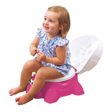 Baño Entrenador Bebe Prinsel Kelo Banquito 2 En 1 Rosa Msi !