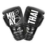 Luva Profissional 12 Oz Expressive Black Muay Thai Gorilla