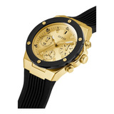 Reloj Mujer Guess Gw0030l2 Cuarzo Pulso Negro Just Watches Color Del Fondo Dorado