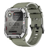 Relógio Inteligente Blackview Bvw60 Green De 2,1 Polegadas Relógio Inteligente Militar Masculino Bluetooth Ip68 Impermeável Verde