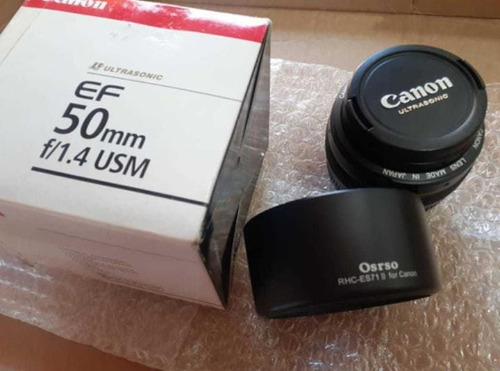 Lente Canon Ef 50mm F/ 1.4 Usm Inmaculado Muy Luminoso