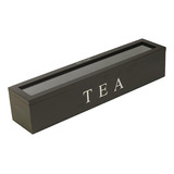 Caja De Almacenamiento De Té De Madera, Organizador De Té