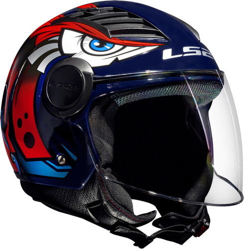 Capacete Moto Aberto Ls2 Of562 Air Flow Diversos Gráficos