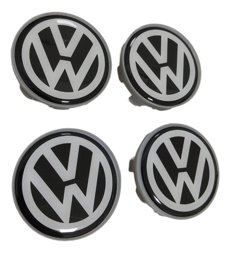 Kit X4 Centro De Llanta Vw Fox Suran Gol Trend Voyage.