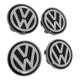 Kit X4 Centro De Llanta Vw Fox Suran Gol Trend Voyage.