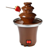 Cascada Fuente Chocolate Fondue 3 Niveles Acero Inoxidable