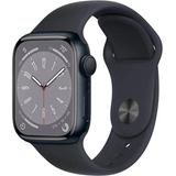 Apple Watch S8 41mm Gps Pulseira Esportiv Meia-noite Vitrine
