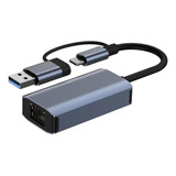 Adaptador Usb A Ethernet Puerto Usb 3.0 Tipo C Puerto Ligero