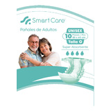 Pañales Adulto Smart Care Incontinencia Fuerte M. 10 Unidade