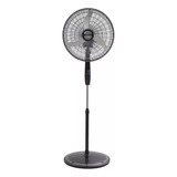 Ventilador De Pie Liliana Vpd20r Negro Con 3 Palas Plateadas