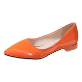 Zapatos Transpirables Con Punta Puntiaguda Para Mujer, Color