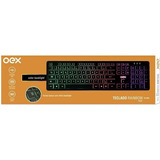 Teclado Com Fio Oex Rainbow Flat Tc303 - Led Colorido