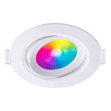 Spot Luz Led Embutir Direcionavel 5w Rgb Inteligente Zigbee