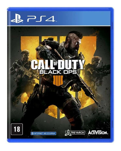 Mídia Física Call Of Duty Black Ops 4 Ps4 Novo Promoção