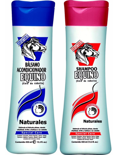 Kit Shampoo + Acondiciondor Lissia Equino Cola Caballo 850ml