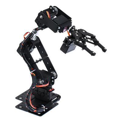 Tecneu Brazo Robótico Metálico Snam2800 6dof Garra Alto Torque + 6 Servomotores Mg996r | Envío gratis