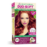 Tinte Rojo Cobrizo Intenso - Natural Duo Soft  Sin Amoníaco