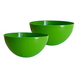 Set X2 Bowl Ensaladera Plastico 23cm Carol Varios Colores