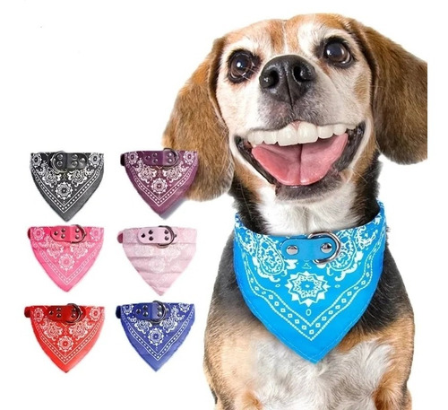 Collar Bandana Pañoleta Para Mascotas Perro,gato Talla L