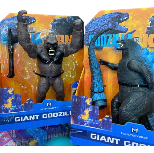 King Kong Vs Godzilla Figuras X 2 Kong X Godzilla Muñecos X2