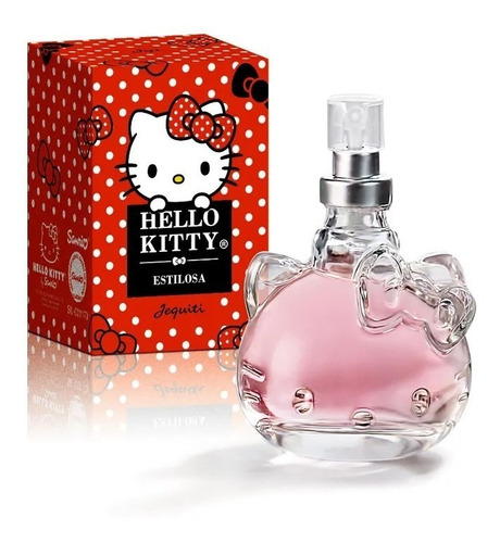 Perfume Feminino Colônia Hello Kitty Estilosa 25 Ml Infantil
