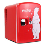 Mininevera Coca Cola Kwc4b Polar Bear 4 Litros Roja Y Blan