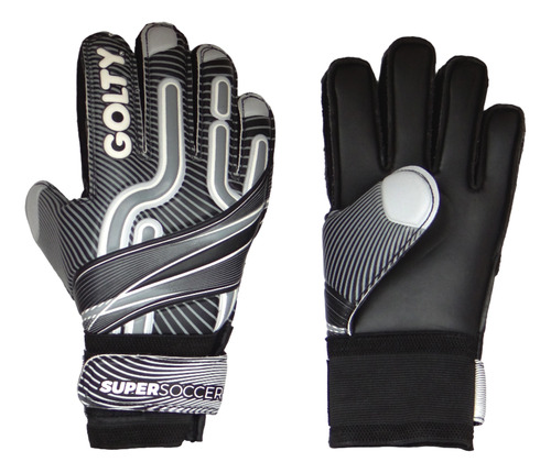 Guantes Golty Formacion Supersoccer Ii Niño-gris/negro