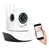 Cámara De Seguridad Ip Wifi Robot 1080p Hd 360° 3 Antenas