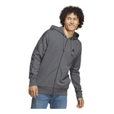 Campera adidas Essentials 3 Stripes Hombre Moda Gris