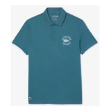 Camisa Polo Esportiva Lacoste Miami Open Com Proteção Uv50