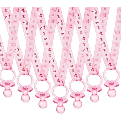 20 Unidades Chupetes Baby Shower Favores Collar Acrílico