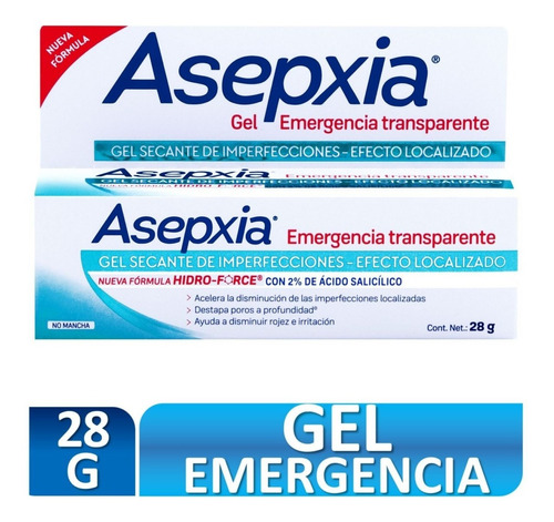 Asepxia Gel Transparente Spot De 28g Magistral Lacroze