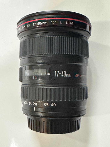 Lente Canon Ef 17-40 Mm F/4l Usm, Gran Angular Con Zoom