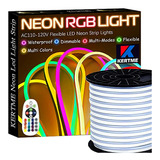 Tira De Luces Led Neon Flexible/impermeable