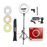 Ring Light 14 Polegada 36 Cm Tripe Sup Celular Profissional