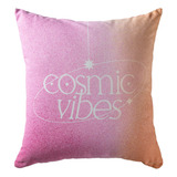 Cojin Decorativo Cosmic Vibes Doble Vista Vianney 88454 Color Fucsia