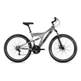 Bicicleta Benotto Mtb Ds275 R27.5 21v Aluminio Doble Suspens Color Plateado Tamaño Del Cuadro Único